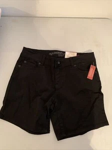 Neu mit Etikett Arizona Mädchen Midi Shorts Gr. 12 schwarz Einzelhandel: $ 26 (MW-505 X2) - Bild 1 von 6