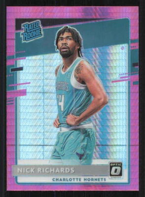 2020-21 Donruss Optic Hyper Pink #193 Nick Richards RR - Image 1 of 2