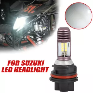 LED Headlight Bulb For Suzuki Quadsport Racer LTZ 250 400 LTR 450 High Low Beam - Picture 1 of 9