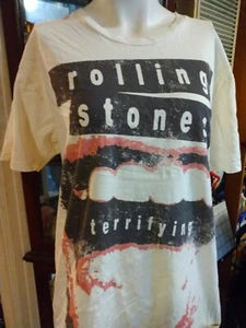 Official Rolling Stones Terrifying t-shirt shirt Size L Large Riff Stars - Picture 1 of 1