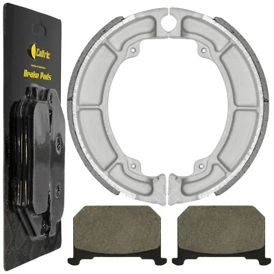 Pastillas de freno delanteras y zapatas traseras para Kawasaki KZ440 LTD Belt LTD 1982-83 Foto 1 de 4