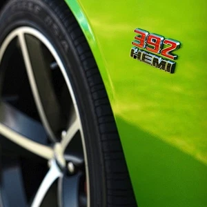 2011 Dodge Challenger SRT8 392 HEMI 13x19 Photo Art Print Green With Envy Poster - Picture 1 of 2