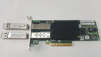 Genuine IBM Emulex L80369C FRU 42D0500 Dual Port PCI-E Adapter Card TESTED - Image 1 of 4