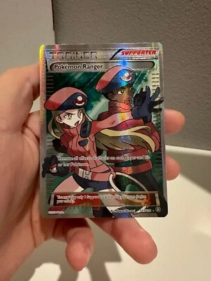 POKEMON RANGER 113/114- XY Steam Siege Pokemon Card FULL ART RARE NM 1218#134 - Image 1 of 4