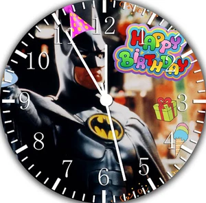 Batman Happy Birthday to Kid Frameless Borderless Wall Clock Nice For Gifts E293 - Picture 1 of 1