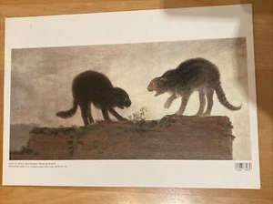 Francisco Goya - Kampf gegen Katzen - Rina De Gatos Kunstdruck - Bild 1 von 9