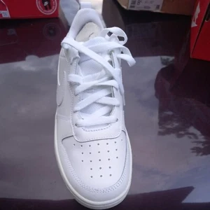 Size 8 - Nike Court Vision Low Triple White - Picture 1 of 9