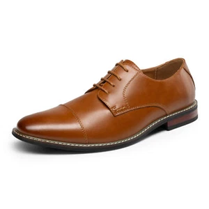 Bruno Marc Men's Prince Classic Modern Formal Oxford Lace Up Dress Shoes Elegant - Picture 1 of 17