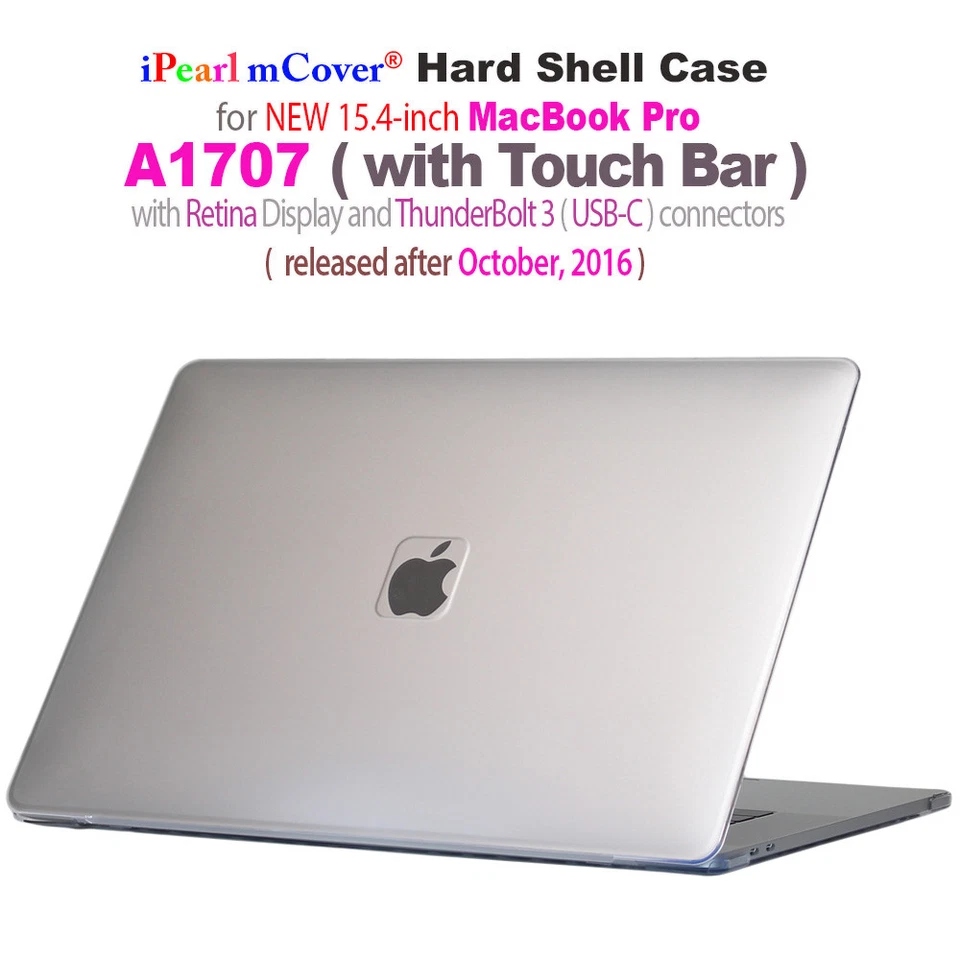mCover® HARD CASE for NEW 2016 15.4" A1707 MacBook Pro Touch Bar USB-C ports - Image 1 of 1