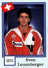1992 Finnish Semic Stickers Snickers Backs #201 Sven Leuenberger