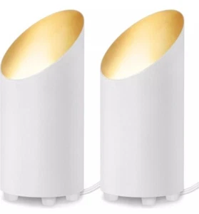 Sunvie 2 Pack White Indoor Floor Can Lights Uplighting Indoor Spotlight w/2700K - Picture 1 of 10