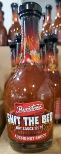 Salsa piccante X2 Bunsters Sh*t The Bed 236 ml peperoncino australiano estremo piccante - Foto 1 di 5