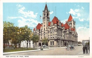 Postcard MN: Post Office, St. Paul, Minnesota, WB 1920's Unposted - Picture 1 of 2