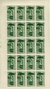 Hoja de 20 Sello Protector Infancia San Pedro y Miquellón PA N.O 1 Nuevo ** - Imagen 1 de 1