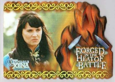 THE QUOTABLE XENA WARRIOR PRINCESS FORGED IN THE HEAT OF BATTLE INSERT CARD F2 - Image 1 of 2