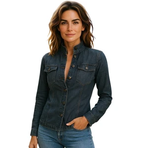 Big Rock Canyon Girls Blue Denim Jacket Sz 8-10M (X-25) - Picture 1 of 9