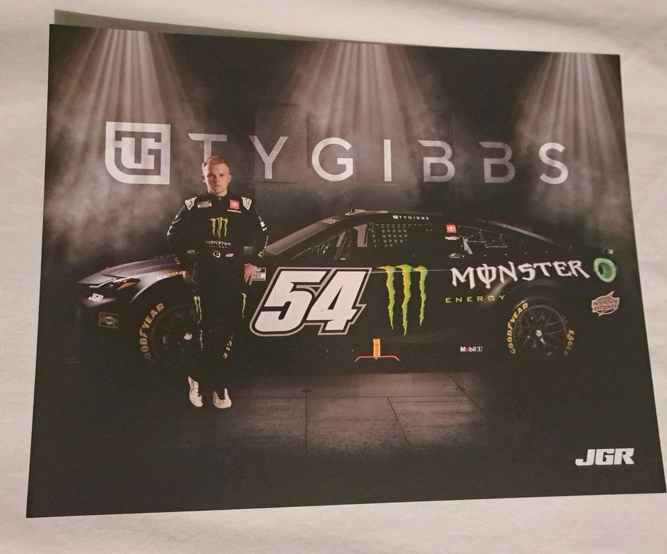 Ty Gibbs 2025 8x10 Monster Energy #54 NASCAR Cup Hero/Tarjeta postal Foto 1 de 1