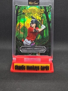 2025 Wild Card Haunted Hits Corbin Carroll Green Lava Forest 2/3 - Bild 1 von 2