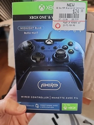 Xbox One PDP Wired USB Gaming Controller Model 048-082 Midnight Blue New Sealed - Image 1 of 4