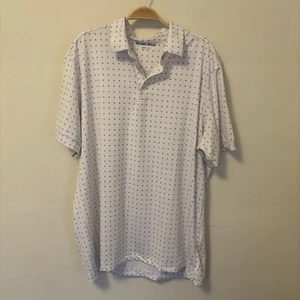Mizzen Main Versa Polo Shirt Golf Performance Stretch Geometric L - Desc - Bild 1 von 6