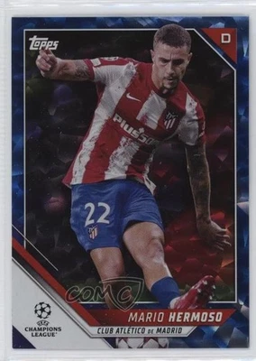 2021-22 Topps UCL Collection Blue Icy Foil /99 Mario Hermoso #63 - Image 1 of 2