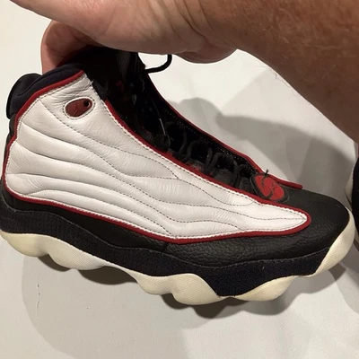 NIKE JORDAN PRO FUERTE NEGRO ROJO UNIVERSITARIO Excelente Estado Talla 10.5 409285-005 Foto 1 de 4