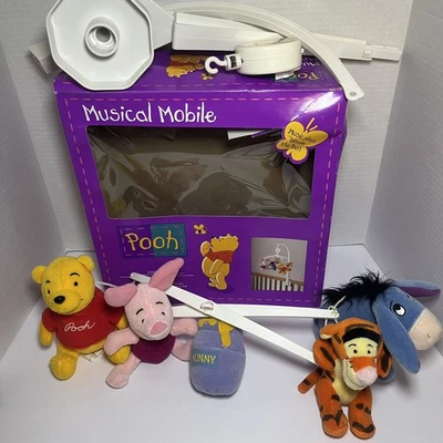 De colección Disney Winnie the Pooh Musical Móvil Eeyore Tigger Piglet Cuna Bebé Juguete  Foto 1 de 4