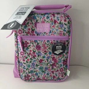 New Floral Lunch Bag Fulton Bag Co. Insulated With Divider - Picture 1 of 9