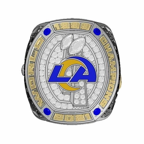 Official 2021-22 Los Angeles Rams NFL Super Bowl Championship Rings Cover