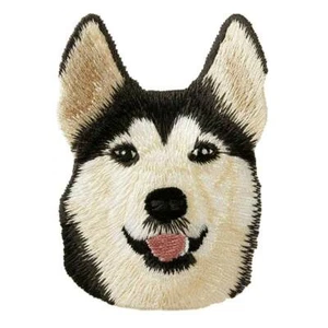 Stiratrice ♥ motivo da stiro ♥ patch applicazione ♥ cane husky cane da slitta ♥ toppa ♥ NUOVO - Foto 1 di 2