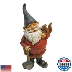 Design Toscano Garden Gnome Statue - Digger The Gnome - Outdoor Garden Gnomes - Picture 1 of 2