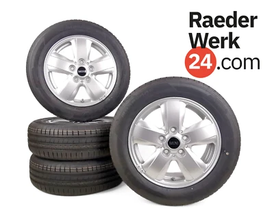 ☀️ NEU MINI One Cooper F55 F56 F57 Sommerräder 15 Zoll 175/65 R15 Heli Spoke 492 - Bild 1 von 4