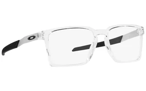 Oakley OX8055 EXCHANGE Designer Glasses Spectacle Frame - Black/Grey/Clear - Picture 1 of 15