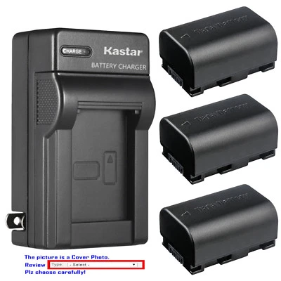 Cargador de pared de batería Kastar para JVC BN-VG107 y JVC Everio GZ-E10 Everio GZ-E100 Foto 1 de 4