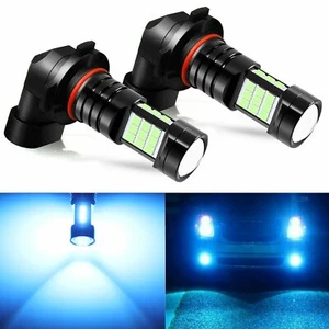 JDM ASTAR 27 SMD H10 9145 Blue Super Bright LED Daytime Running Fog Light Bulbs - Picture 1 of 11