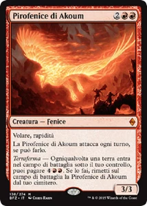 MTG AKOUM FIREBIRD BFZ - PIROFENICE DI AKOUM - MAGIC - Picture 1 of 1