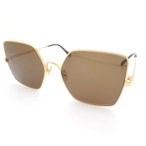 Toms Tulum 301 Gold Brown 55m Sunglasses New Authentic - Picture 1 of 3