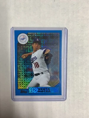 Kenta Maeda 2017 Topps '87 Hobby Continuity Program Blue Mojo /99 LA Dodgers - Image 1 of 2