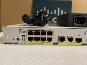 Cisco Systems C1111-8PW ISR 1100 8 Ports Dual GE WAN - Picture 1 of 8