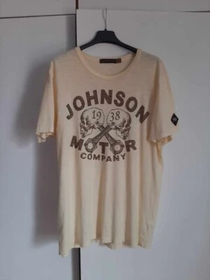 Camiseta Johnson Motor Company calavera envejecida talla L Foto 1 de 4