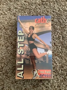 CATHE FRIEDRICH All Step Cross Train Xpress (VHS, 2000) STEP AEROBIC Workout NEW - Picture 1 of 2