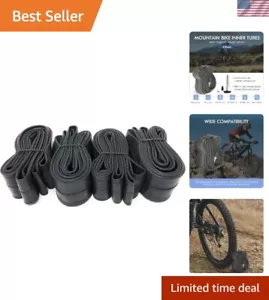 Mountain Bike Inner Tubes - 4 Pack-Select Your Size 26", 27.5", 29", Presta V... - Picture 1 of 7