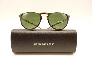 NEU BURBERRY braune Schildpatt Sonnenbrille Damen rund Metallgestell OBE4273 270 $ - Bild 1 von 7