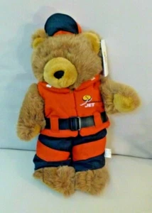 SHOTOVER JET "TIMMY J BEAR" QUEENSTOWN NZ PLUSH TOY MASCOT -ADVERTISING W TAGS - Picture 1 of 11