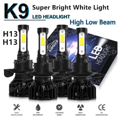 Kits de bombillas LED altas/bajas para Ford E-350/450 Super Duty 2008-2013 2014-2019 Foto 1 de 4