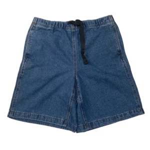 Stanley NWT Denim Jean Shorts Pull-On Full Elastic Waist Classic Fit Men Size 34 - Picture 1 of 11