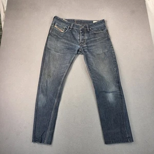 Jeans Diesel Para Hombre 33x27 Azul Larkee Denim Recto Lavado 008IZ Etiqueta Alterada 33x34 - Imagen 1 de 12