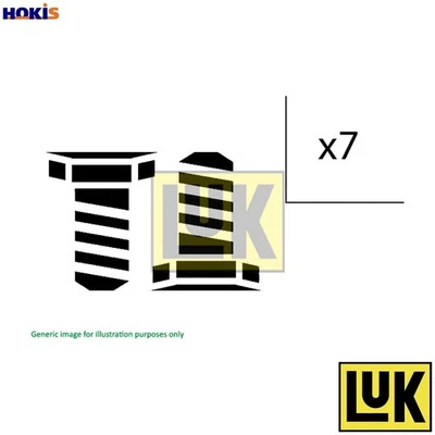 SCREW SET FLYWHEEL 411 0186 10 FOR IVECO DAILY/VI/Van/Platform/Chassis/SCUDATO - Image 1 of 4
