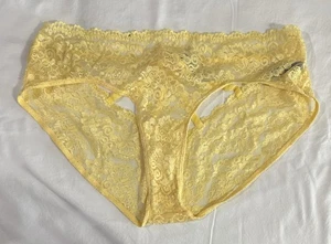NWT Women's Torrid Hipster Yellow Cage Back Panties Plus Size 2X - Picture 1 of 5