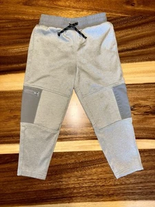Lands' End Boys Grey Jogger Sweatpants Size XS 4-5 With Reinforced Knees - Picture 1 of 4